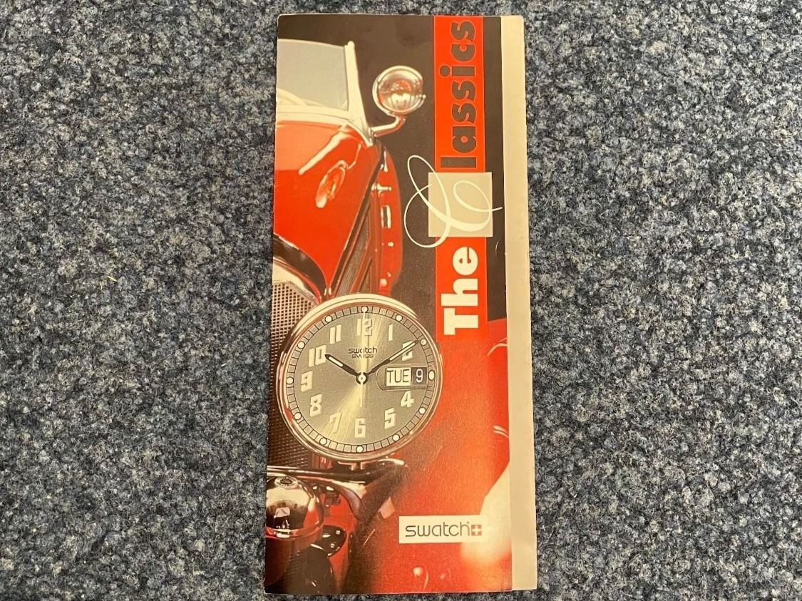 Swatch Documenti: Swatch Prospekt The Classics 1996 – Nuovo (secondo la descrizione) da Wilen b. Wil venduto da Alvaro00