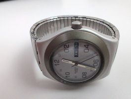 Swatch Irony Medium "Baroudeuse" (Aluminium) – Frische Batte