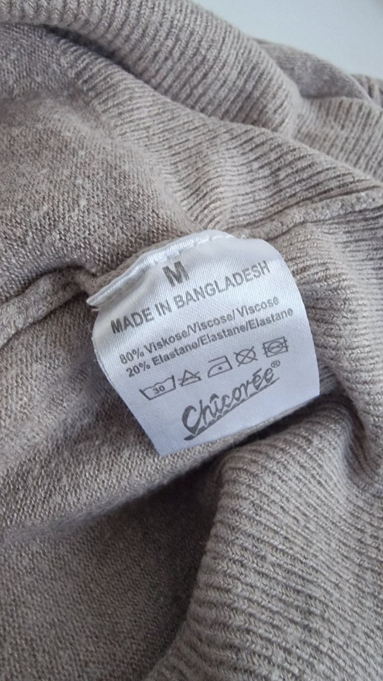Giacche: Damen Fein Strickjacke Chicorée Gr. M Beige – Usato da Hallau venduto da CHACLA 4