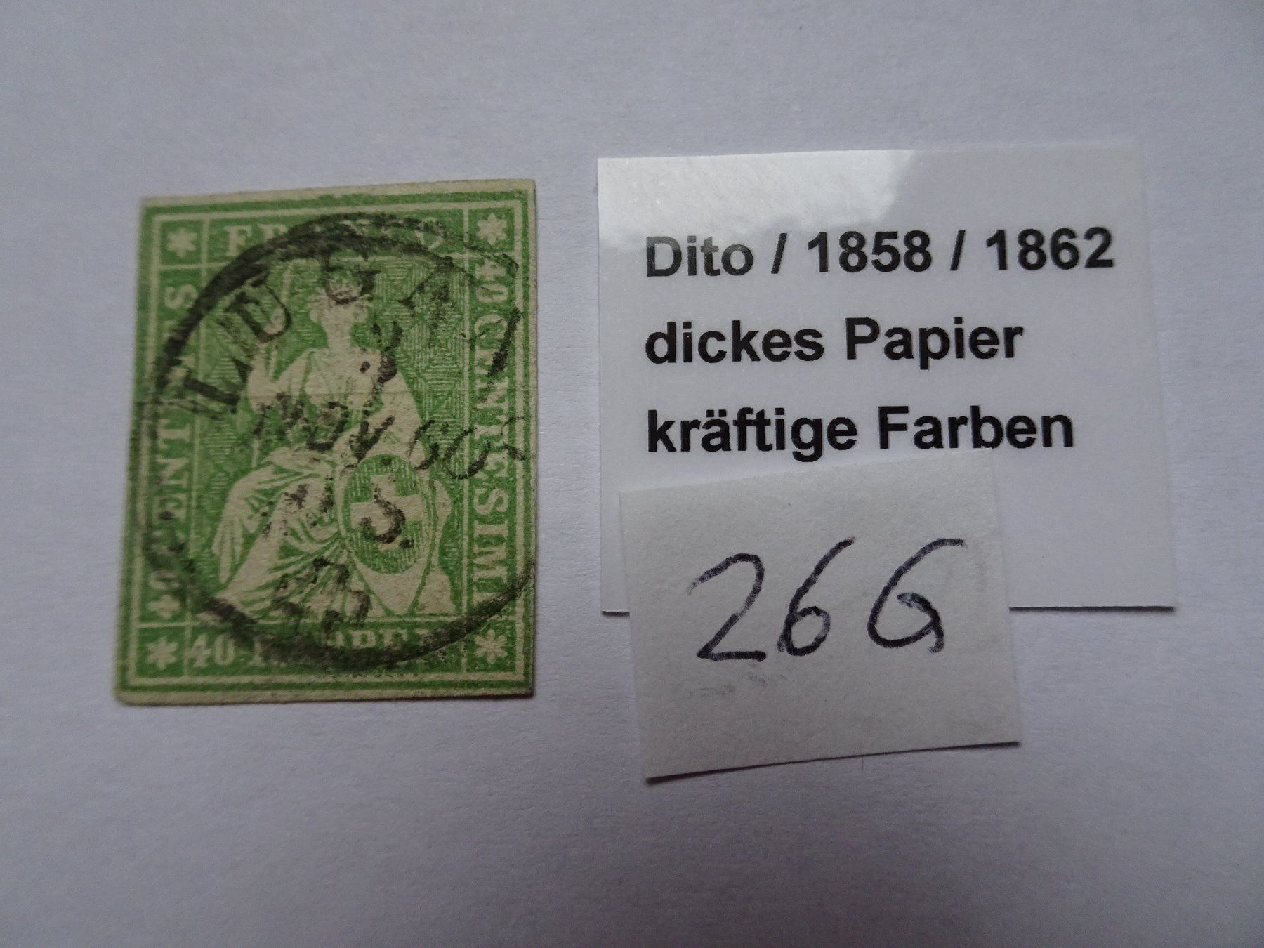 Alle Briefmarken: 40er-strubel 1858/62 – Gebraucht aus Aadorf von Chnorli-Furz
