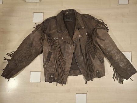 Massive Lederjacke Cowboy/Western Style