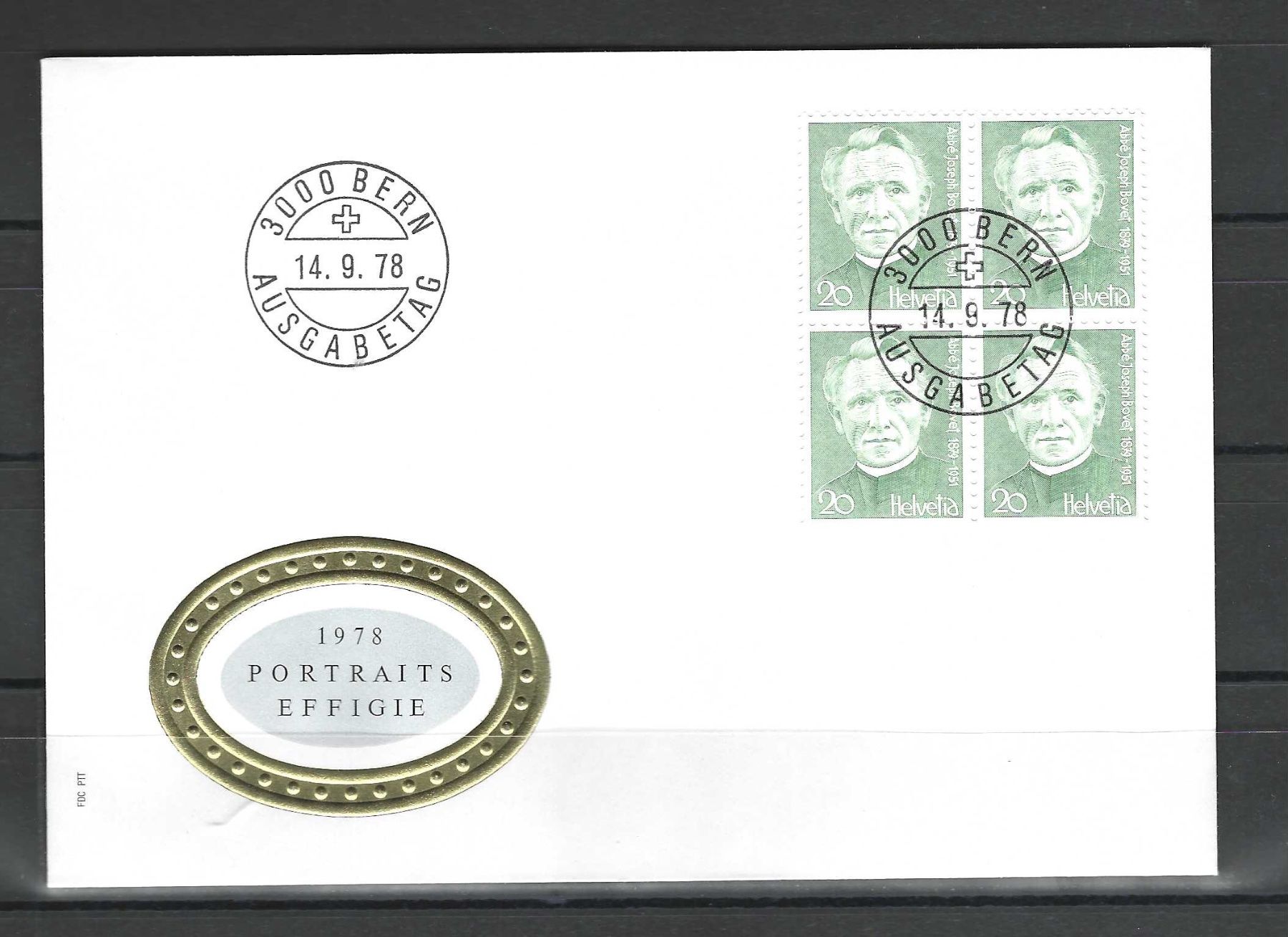 Tutti i francobolli: CH FDC VIERERBLOCK 1978 – Usato da Koblenz venduto da Markenhimmel