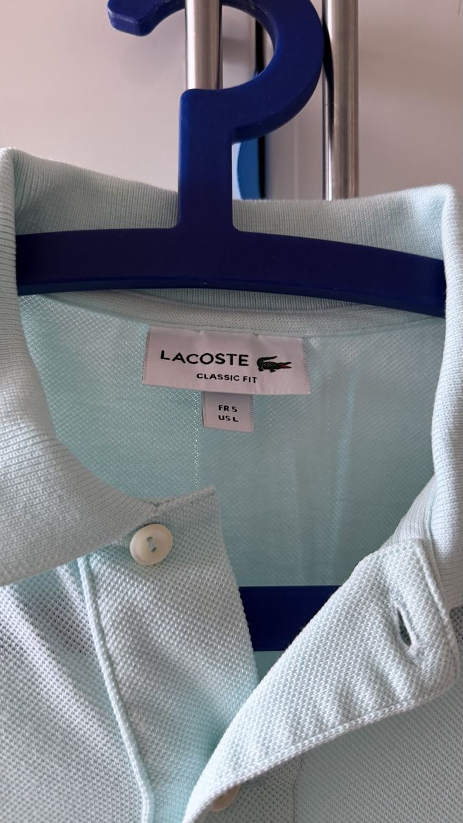 Lacoste Magliette Polo: Lacoste Polohemd, hellblau, Grösse L – Usato da Lachen SZ venduto da Valentin-lorenz 1