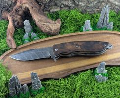 Handgeschmiedetes Damastmesser