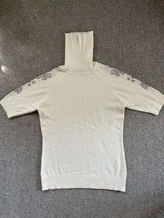 Wool  Kurzarm Pullover Gr S