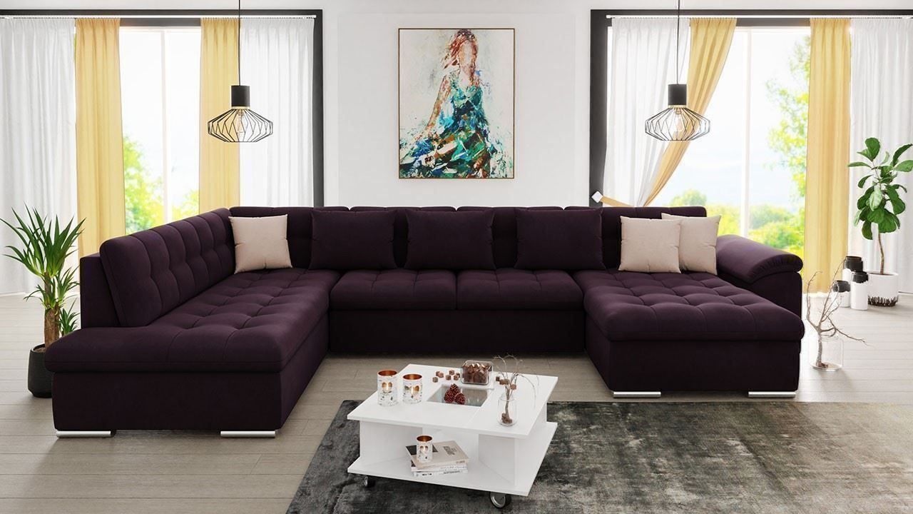 Sofas: Wohnlandschaft Rechts Sofa mit Bettkasten + Schlaffunktion – Neu und originalverpackt aus Wallenwil von toesstal-vertrieb 4