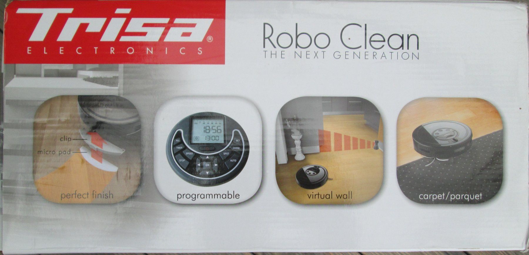 Trisa Aspirapolveri & Accessori: Trisa Robo Clean - The Next Generation Staubsaugerroboter... – Usato da döttingen venduto da Gorbs1 9