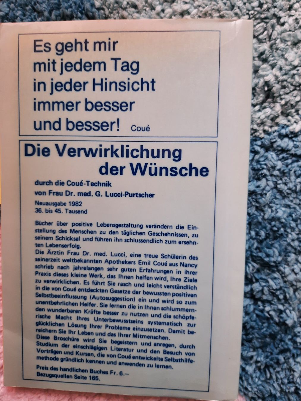Libri: Autosugestion die Praxis – Usato da Niedergösgen venduto da Happy-7 1