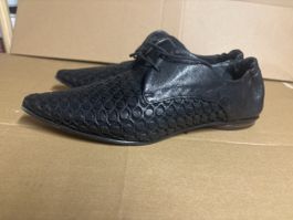 Ballerinas Malloni Leder schwarz Groesse 36 gebraucht