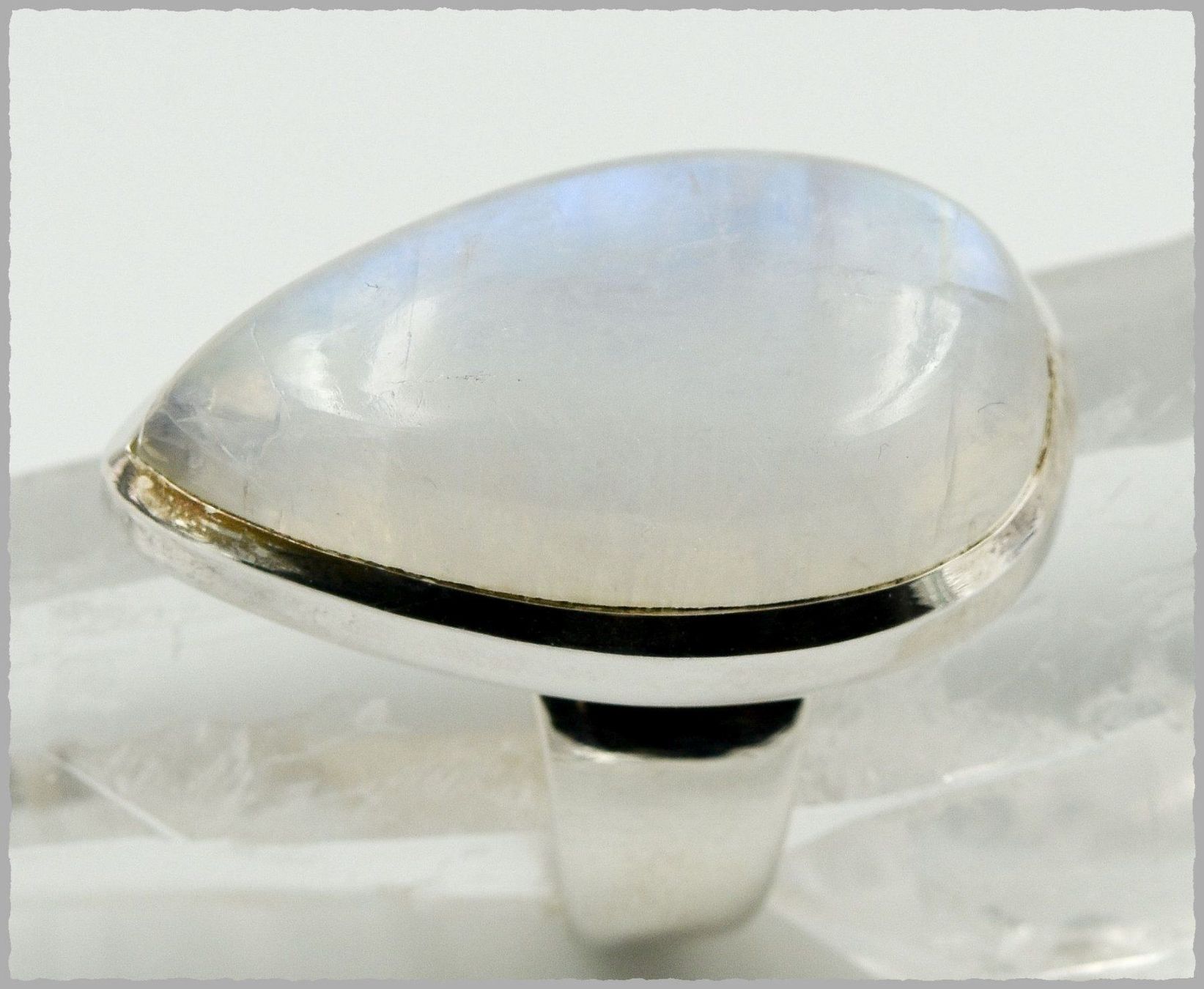Ringe: ♛ Grosser Mondstein 925 Silberring – Neu und originalverpackt aus Oberglatt ZH von Hot-Spot