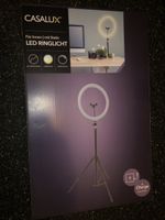 LED-Ringlicht mit Stativ, NEU, OVP, Insta, Tik Tok, Streamen