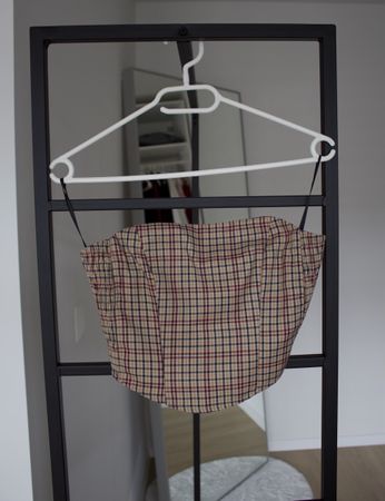 Kariertes Crop Top