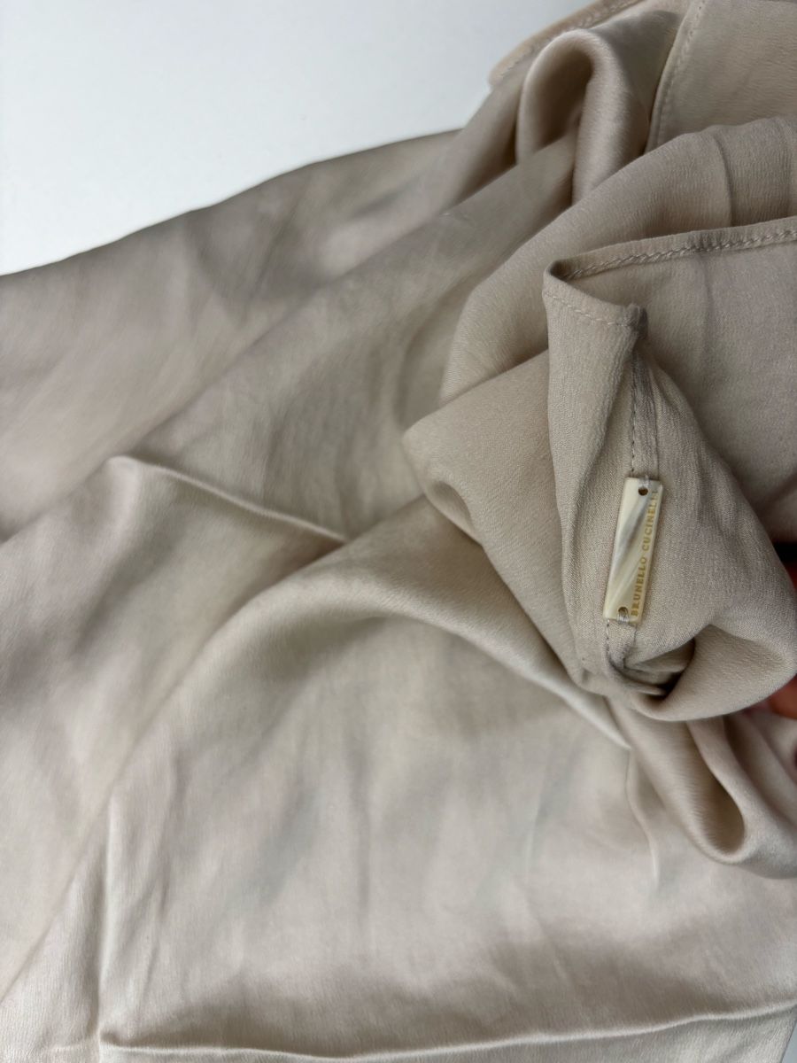 Brunello Cucinelli Camicette: Brunello Cucinelli Silk Top  – Usato da Herrliberg venduto da ellabellaaa 4