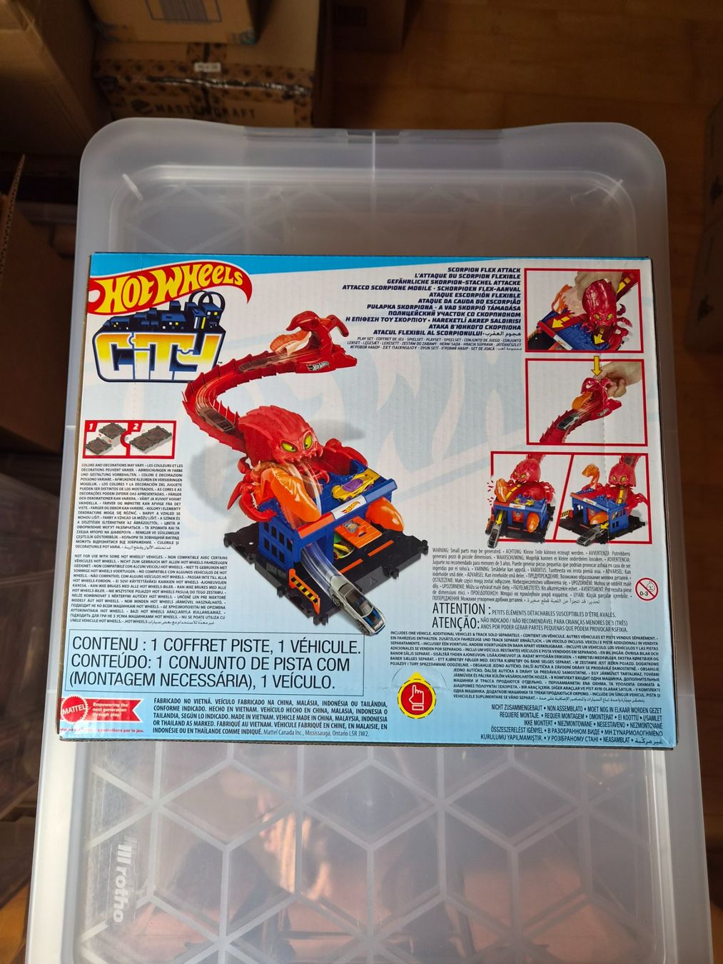 Figuren: Hot Wheels City Scorpion Flex Attack Spielset – Neu und originalverpackt aus Sisseln AG von schenk-figuren 1