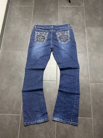 Y2K Style Bootcut Jeans for Women  W30/L29 (Size L)