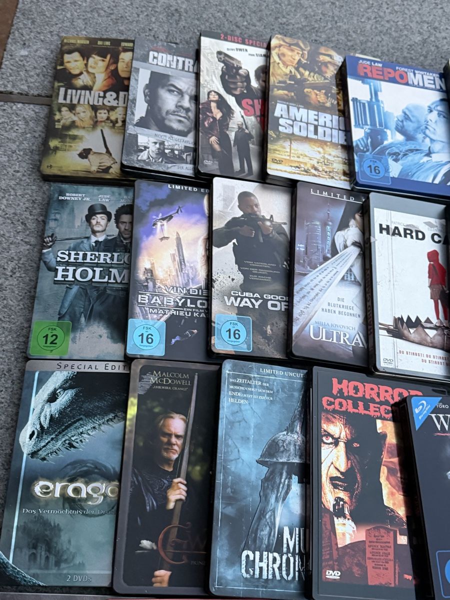 Tutti i DVDs: DVD Filme Sammlung Steelbook – Usato da Deitingen venduto da Himhip 1