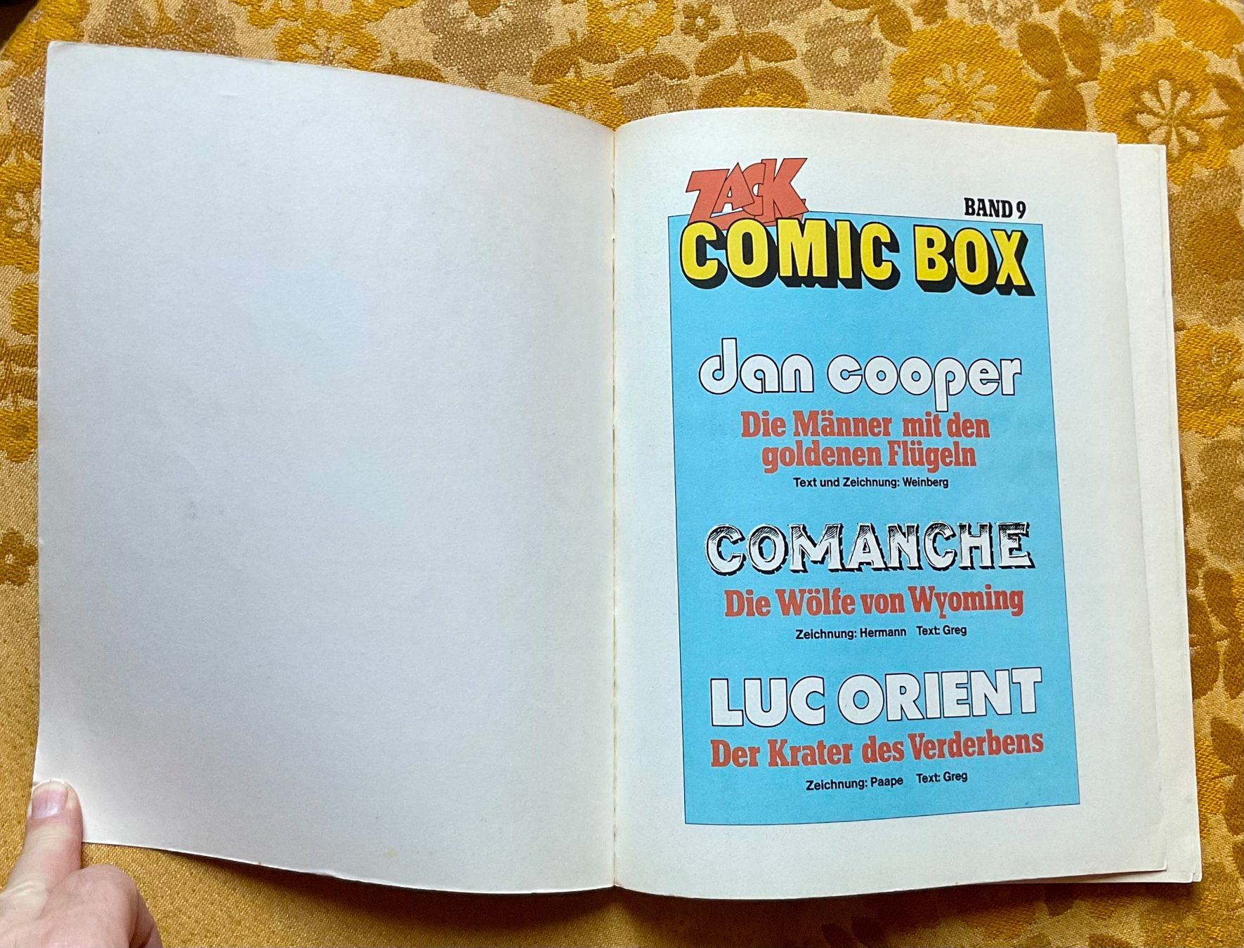Fumetti: Zack Comic Box Nr 9 Superband von 1974 – Usato da Endingen venduto da nathan05 2