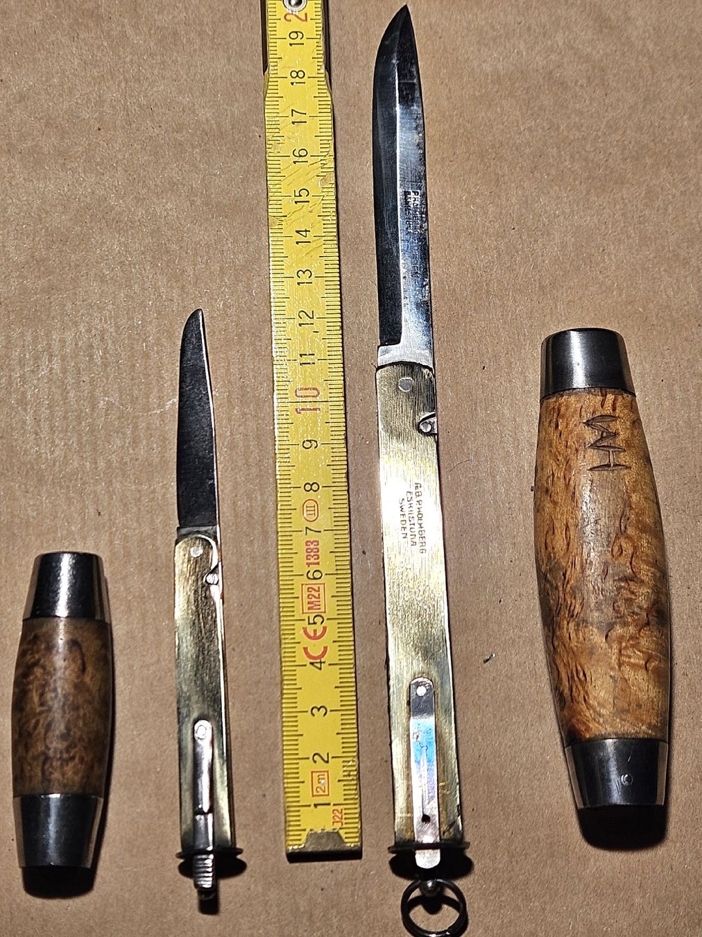 Fällkniven Zubehör: BARREL KNIVE PEER HOLMBERG / 2 STÜCK. – Gebraucht aus Maschwanden von OliverM05