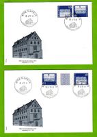 1970 - 6 FDC Orts - ET mit + ohne Zwischenstege SBK 45.--