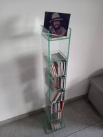 Porta CD in vetro temperato con collezione CD inclusa