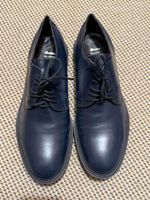 Bata Schnürschuhe Leder dunkelblau Grösse 43 Wellfeet