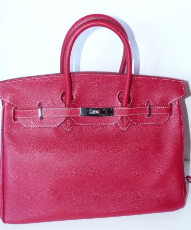 Buti Ledertasche rot, Klassik pur