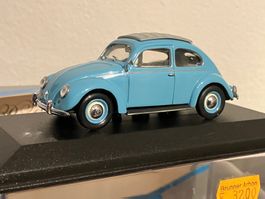 Minichamps VW 1200 Brezel hellbau 1:43 OVP