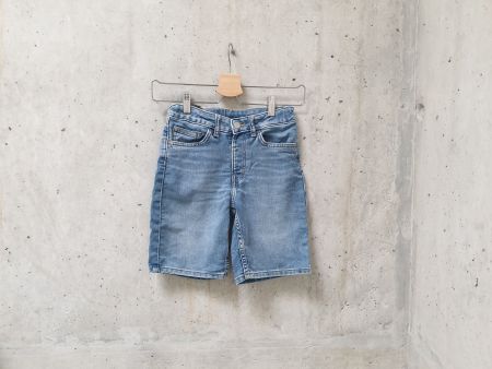 Short en jeans souple H&M, bleu denim clair, garçon, 128