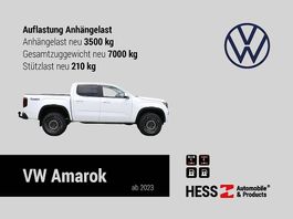 Erhöhung Anhängelast 3500 kg für VW Amarok ab 2023