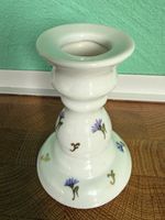 BLUMENVASE  KERZENSTÄNDER  HANDBEMALT  VASE  SIGNIERT  1986