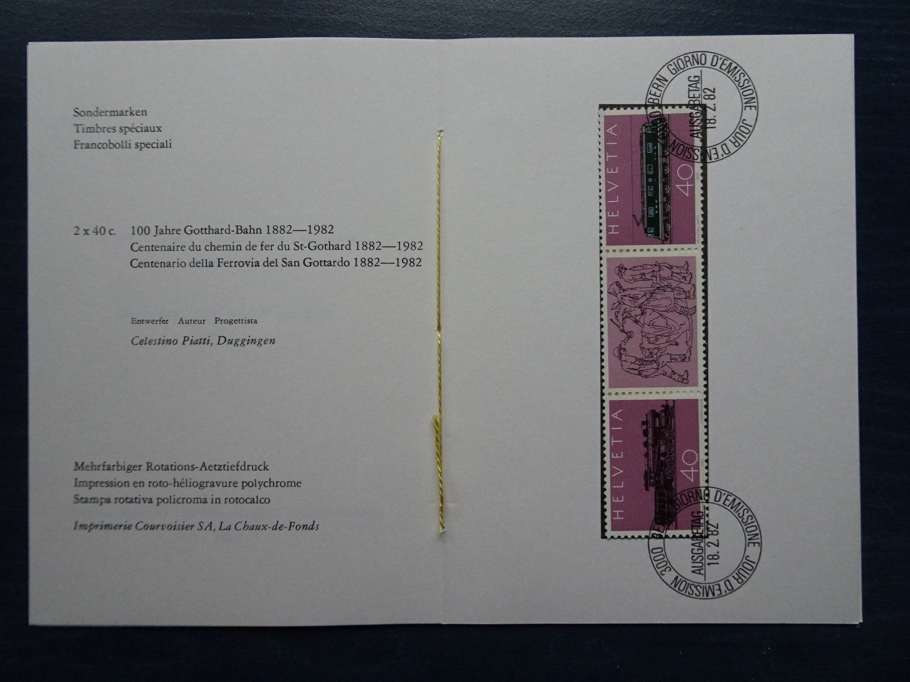 Tous les timbres: 1982 – Neuf (Voir description) à Aadorf par Chnorli-Furz 1