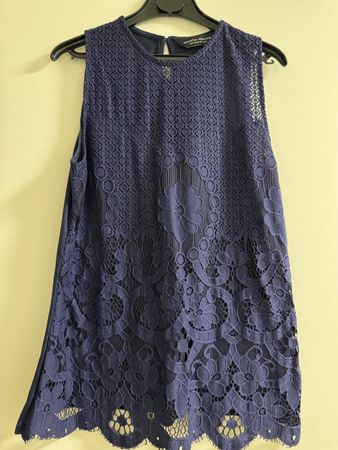 Damen Spitzen Top Dunkelblau Gr. 40 Sommerlich&Chic