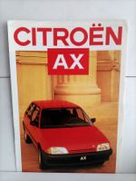 Brochure Citroen AX 1987 10E/10RE 11RE/11TRE 14TRS/14TZS (FR