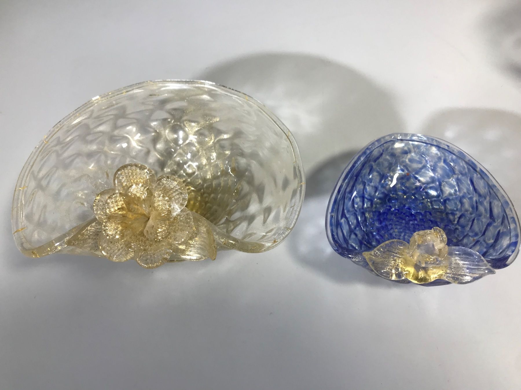 Murano Bicchieri: 2 Muranoglas Schalen, Barovier&Toso – Usato da Winterthur venduto da efant12 2