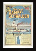 Zürcher Dampf-Schwalben, Künstler-Dopplkarte