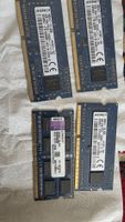 4x Kingston RAM DDR3 4GB Modules Laptop Memory Set