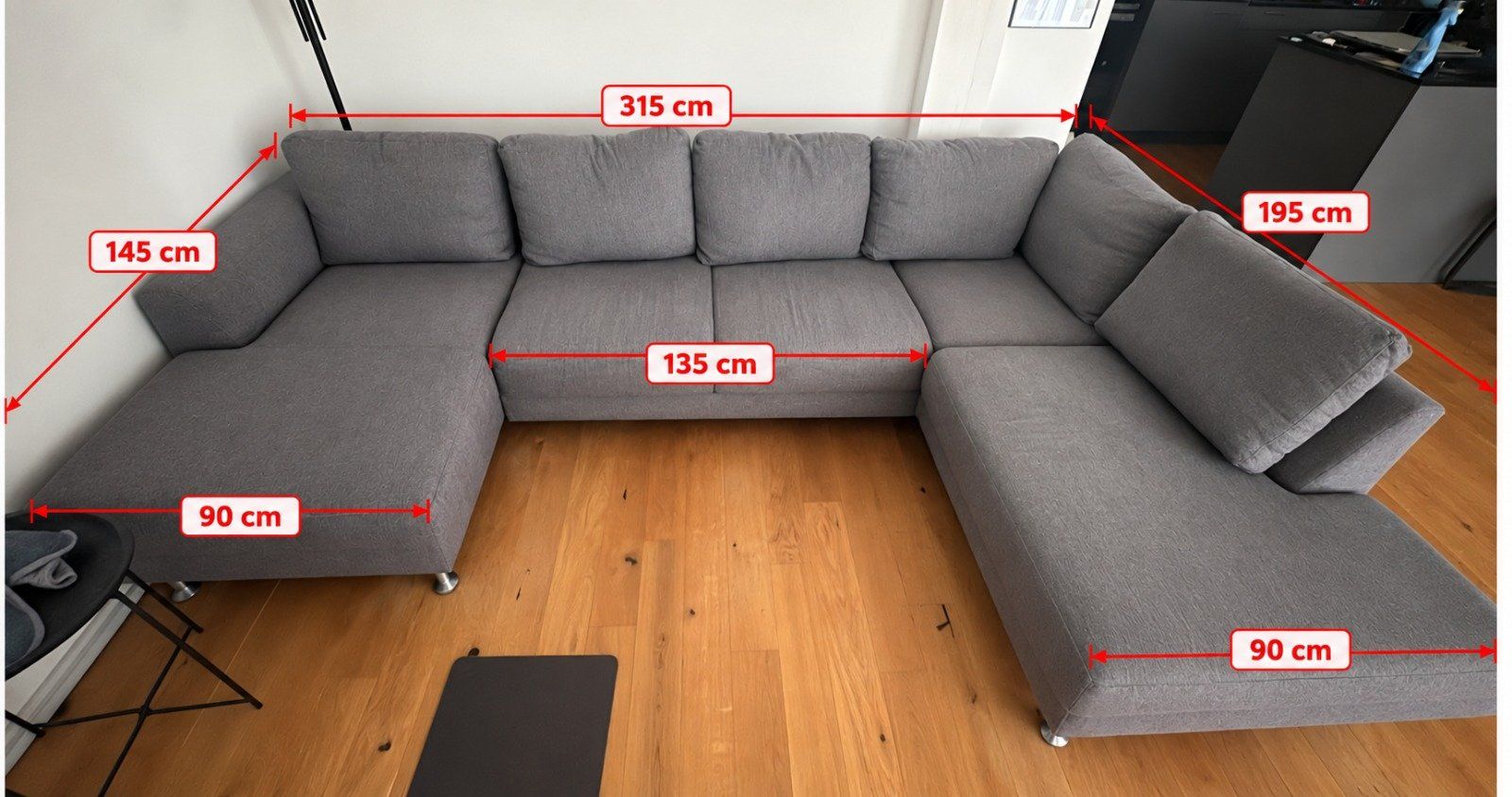 Sofas: Graues Ecksofa – Gebraucht aus Herzogenbuchsee von exc_8t7d 2