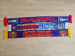 3x Fanschals vom FC Basel