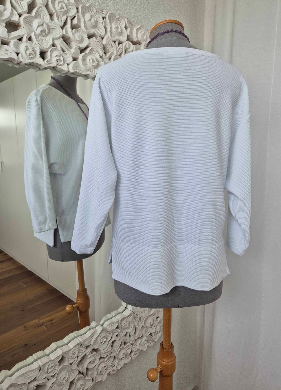 Opus Maglioni & Felpe: WEISSER SOMMERPULLOVER von OPUS Gr.36 passt zu NILE – Nuovo (secondo la descrizione) da Algetshausen venduto da Engel-99 1