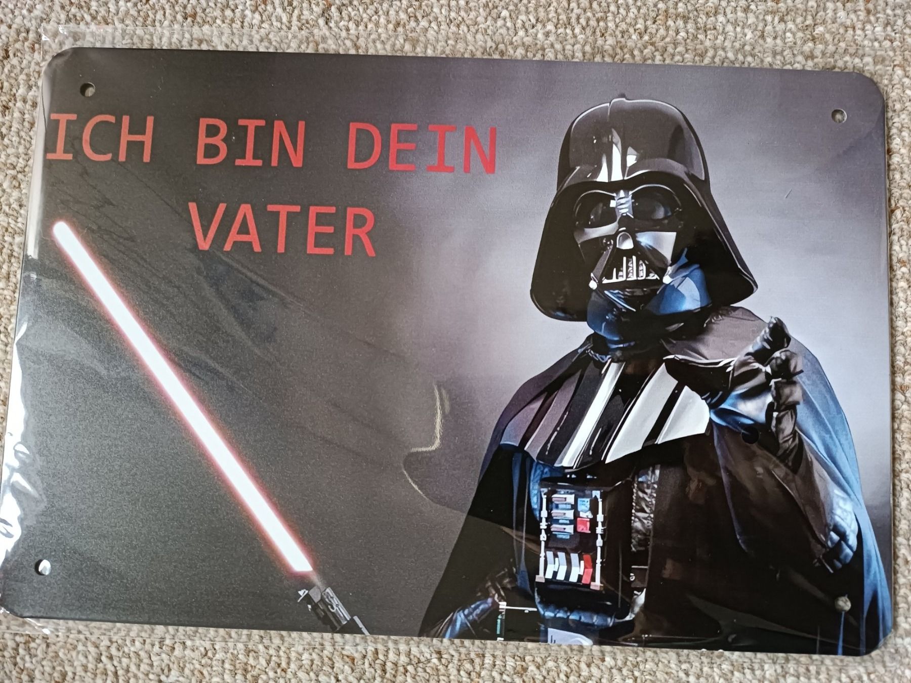 Insegne: Blechschild Star Wars Darth Vader, Ich bin dein Vater – Nuovo e nell'imballaggio originale da Vogelsang AG venduto da miinlade