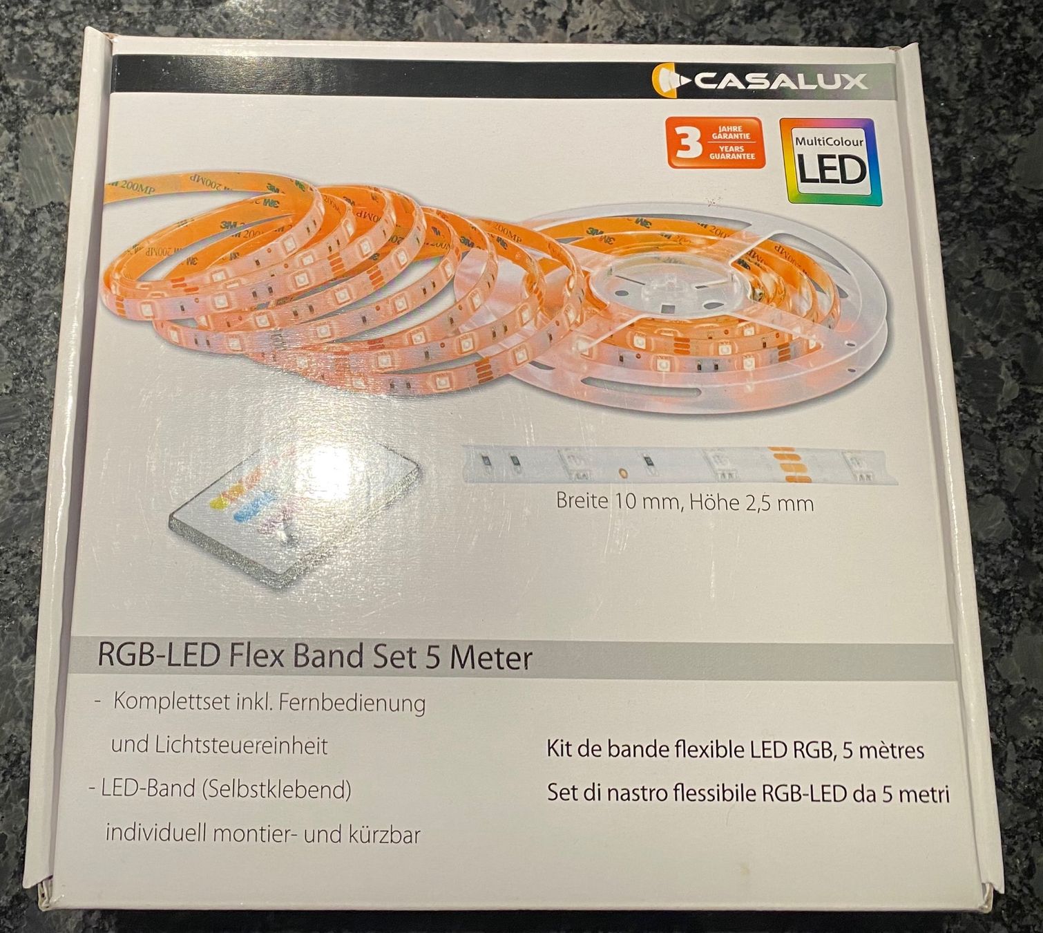 Lichterketten & Leisten: 5m LED Multicolour, neu, komplett, flexibel – Gebraucht aus Reichenburg von Noxima