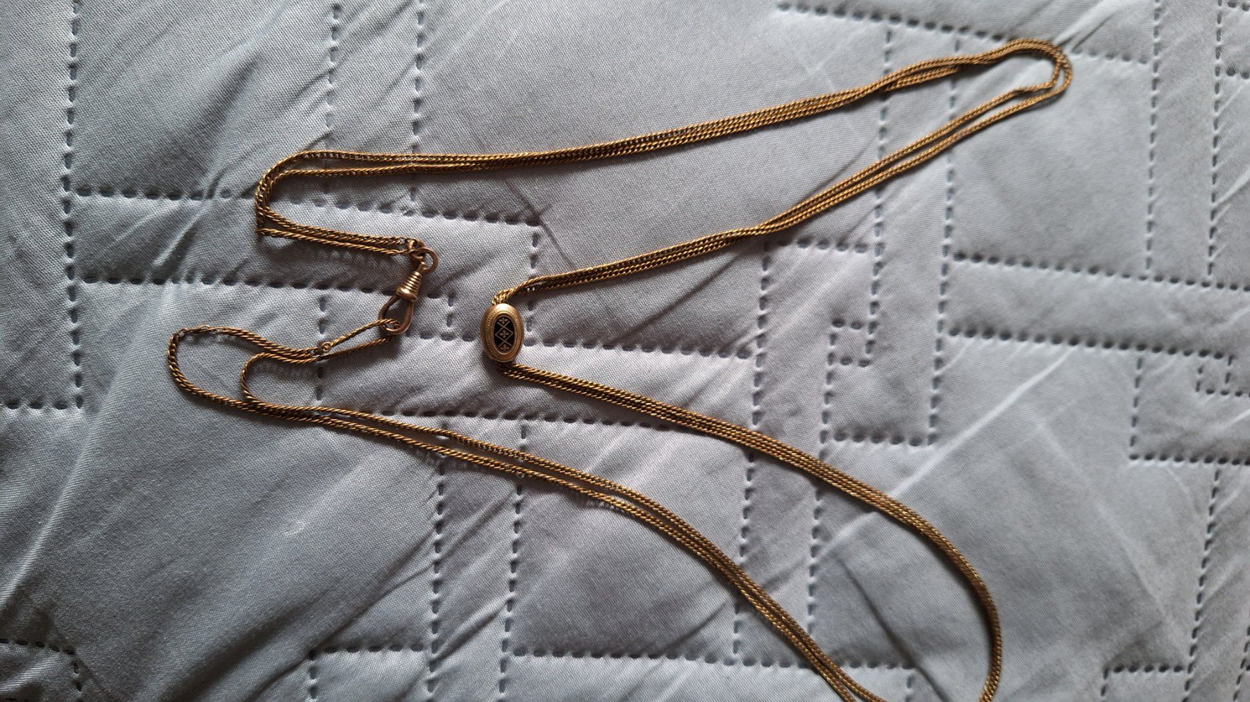 Ketten: Vintage Kette Doppelt ,  lang Messing – Gebraucht aus Arlesheim von shopradl 5