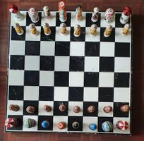 Handgefertigtes Schachbrett aus Sri Lanka