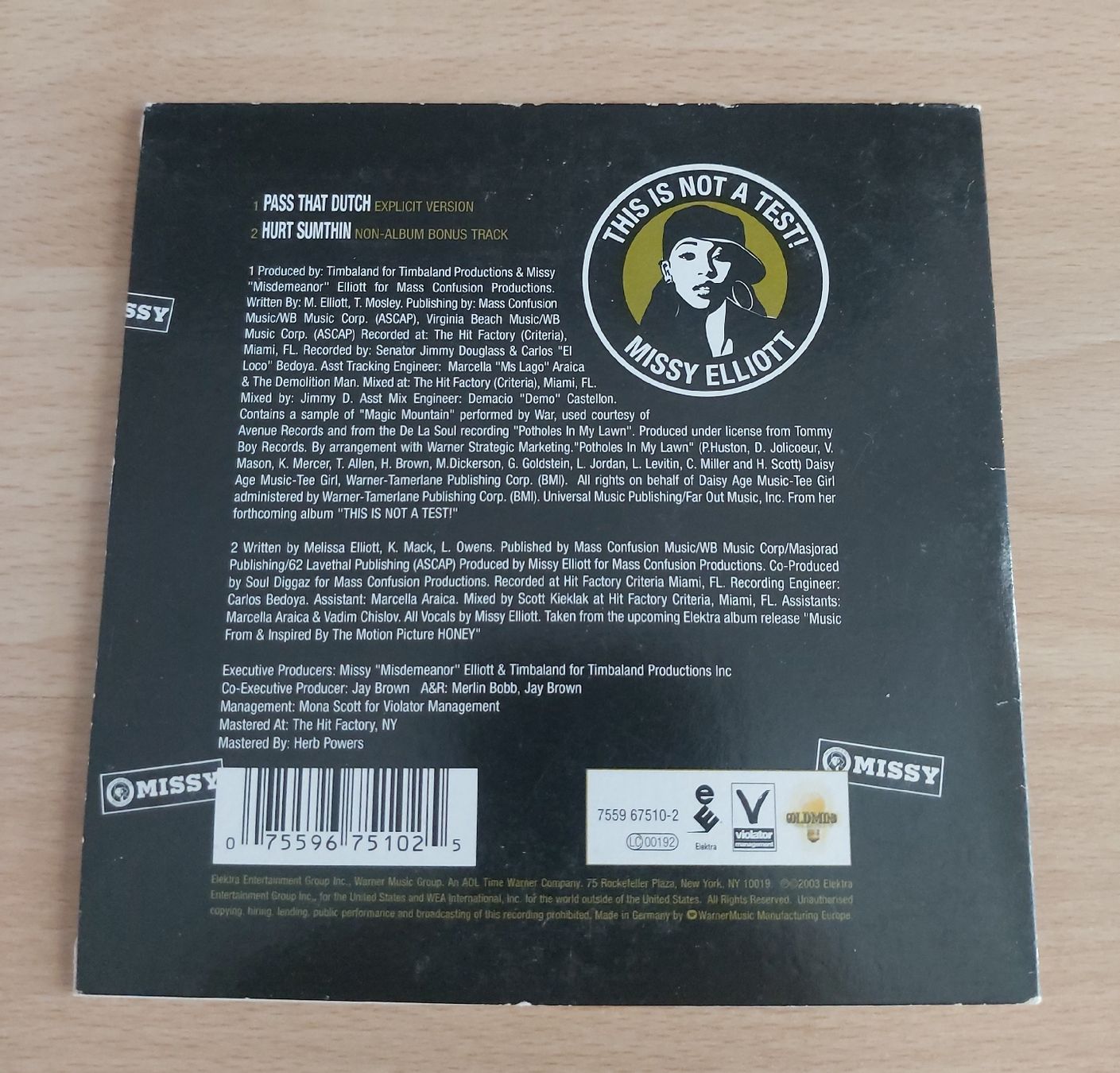 CD: Missy Elliott CD – Usato da Frenkendorf venduto da Eona87 1