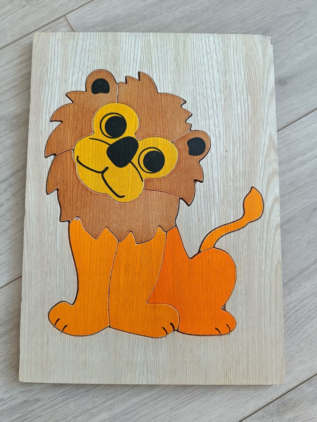 Puzzle: Holzpuzzle Löwe, von Hand gefertigt – Usato da Egolzwil venduto da Mirjam24