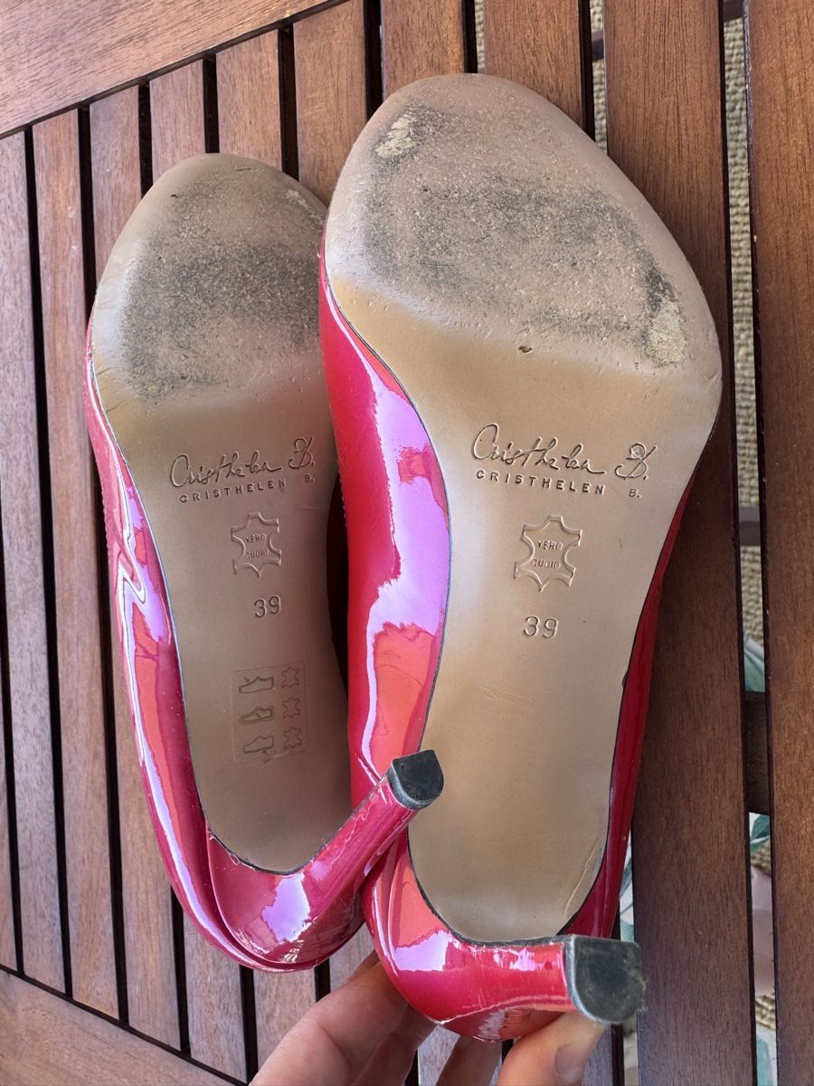 Scarpe da donna: High heels pink size 39 leather – Usato da Zürich venduto da lui_ns5h 4