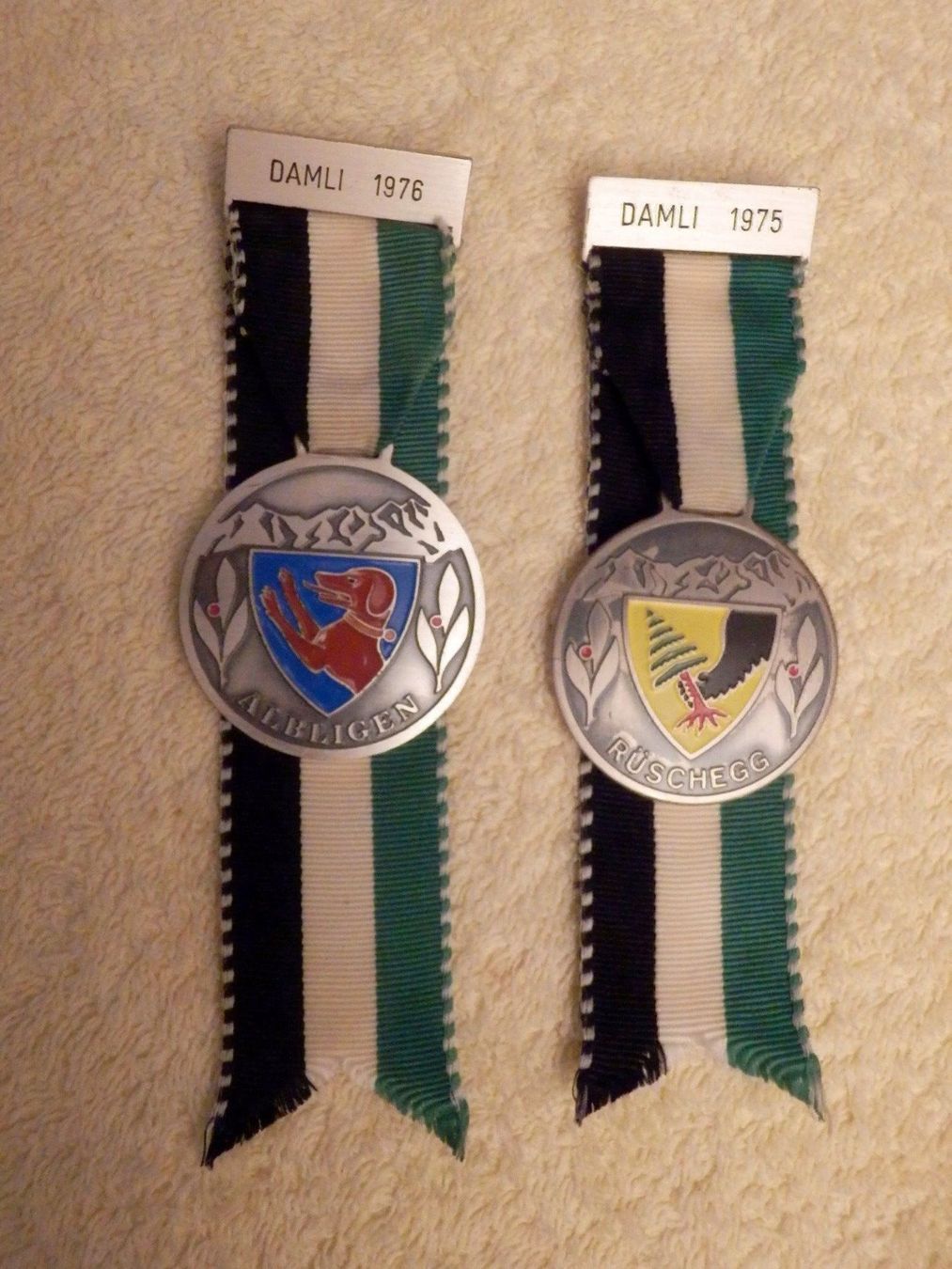Médailles: 2 Medaillen,  "DAMLI" 1975 / 1976 – D'occasion à Ueberstorf par dinbau 3