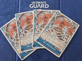 4x One Piece TCG - Mr.1 (Daz.Bonez) Playset
