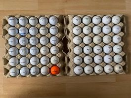 60 Golfbälle - diverse Marken
