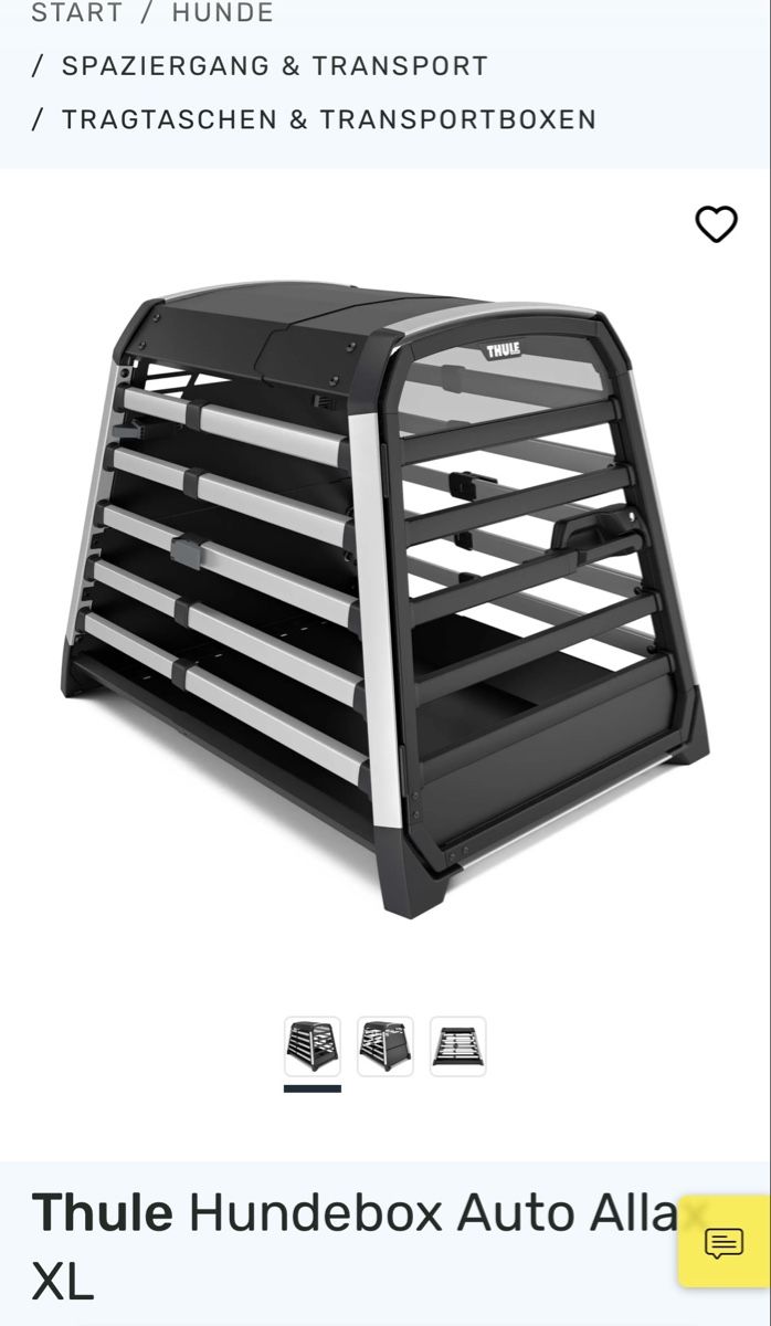 Gabbie, trasporto & Sicurezza: Thule Hundebox Auto Allax XL – Nuovo (secondo la descrizione) da Steinmaur venduto da RJ80 6